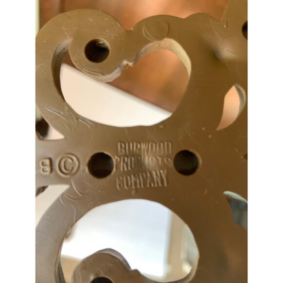 Vintage Pair Burwood Plastic Wall Sconce Candle Holders MCM Castlecore 15" - Picture 4 of 8